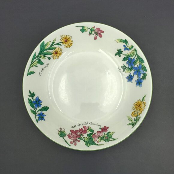 Oneida Geranium Soup Cereal Bowls Oneida Majesticware Small Floral Serving Bowls - Picture 5 of 7